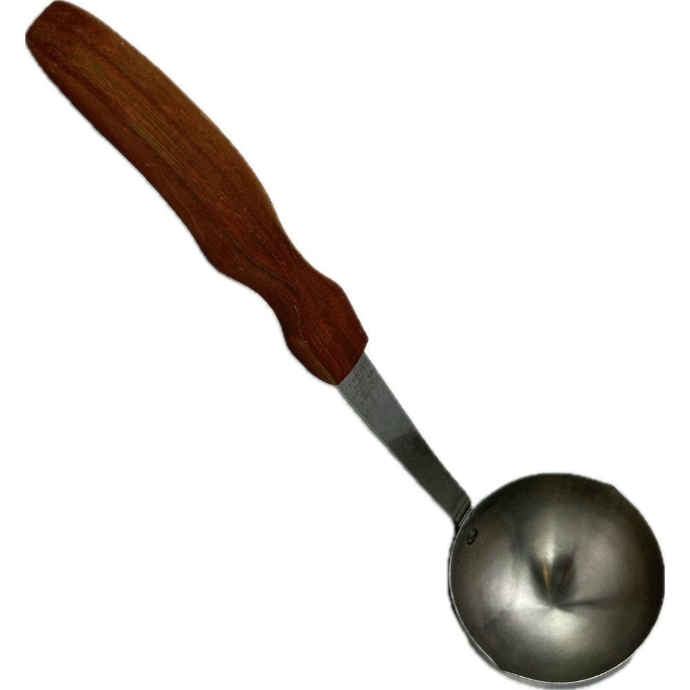 Cutco Ladle #15 Stainless Steel Brown Handle Vintage Made In USA